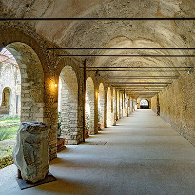 santuario di ercole vincitore arcata