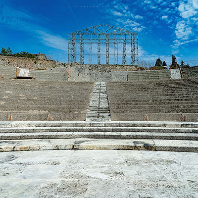 santuario di ercole vincitore gradinata