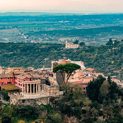 veduta da villa gregoriana